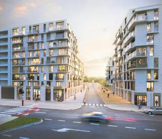 For Rent: Secured parking space in the new Riva project, located at Willebroekkaai 25, 1000 Brussels.
