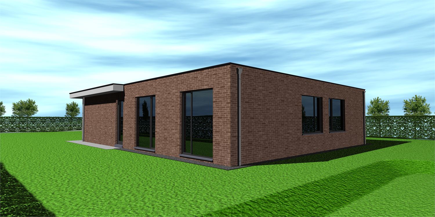 Waardamme Stuk BOUWGROND voor open bebouwing Goedgekeurde bouwvergunning beschikbaar voor het bouwen van Vrijstaande ééngezinswoning 201,50m², een ruime gelijkvloerse woning met garage 46,5m² - foto 4
