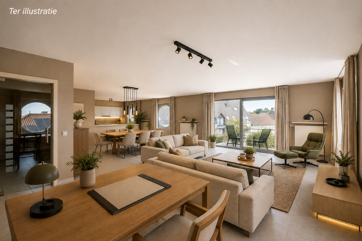 Appartement met 3 slaapkamers en garage in Haaltert - foto 4