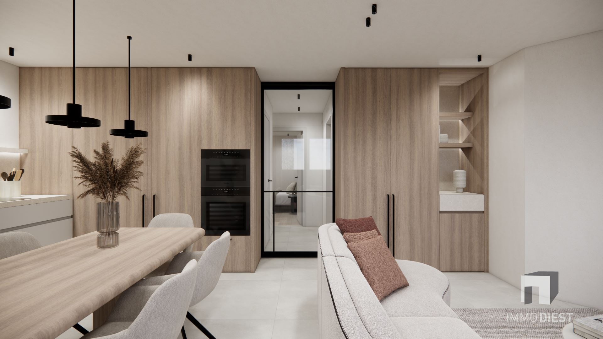 Gelijkvloers app. van 82m2 met 2slpk en 2 ensuite badkamers - foto 1
