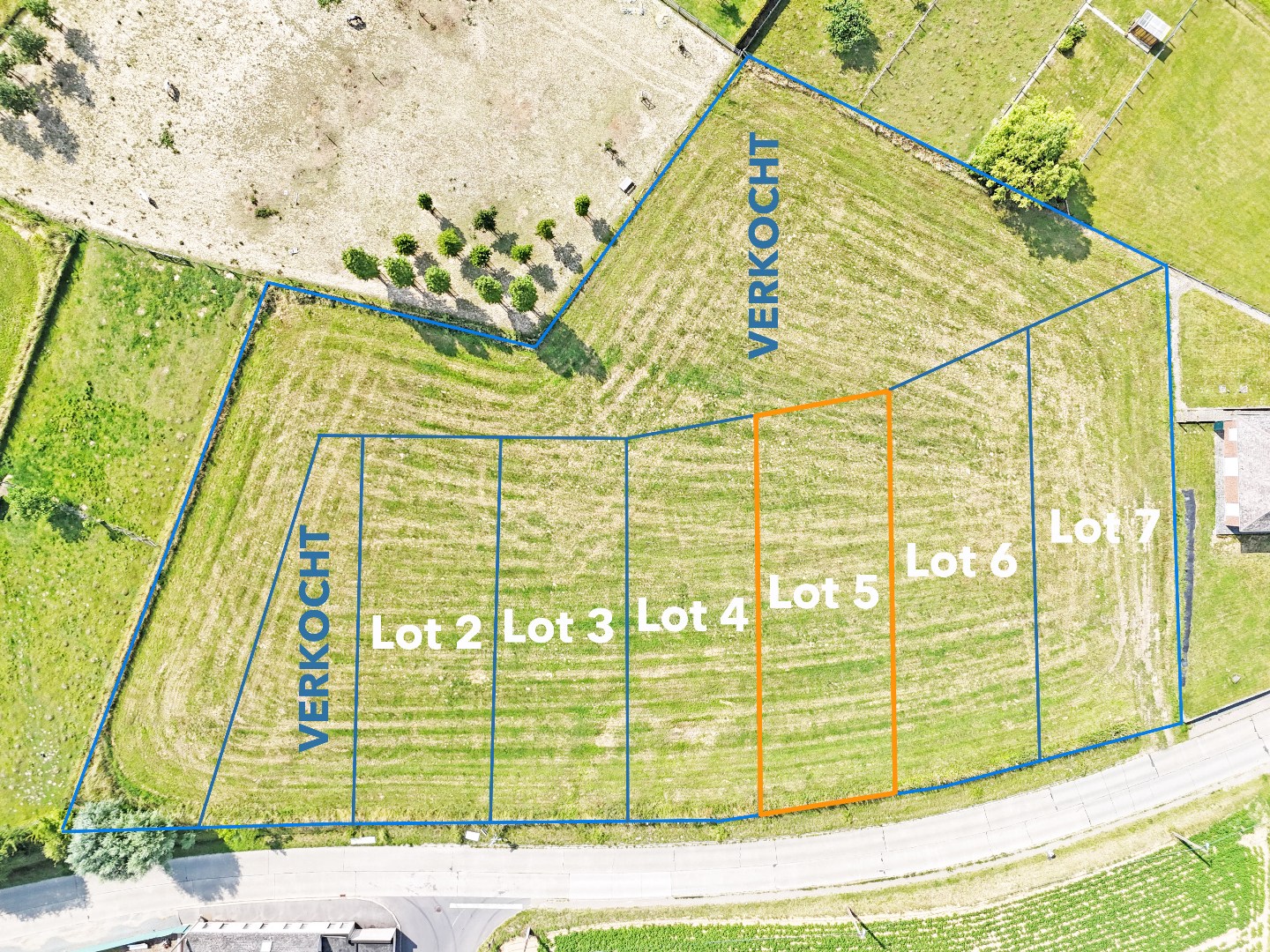 Bouwgrond voor open bebouwing op +/- 8 are te Zottegem - foto 3
