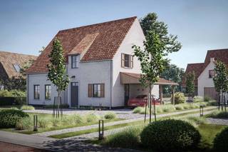 Deze charmante nieuwbouwvilla op lot 2 aan de Diksmuidesteenweg in Hooglede ligt op een perceel van 590 m². De zonovergoten tuin is ideaal...