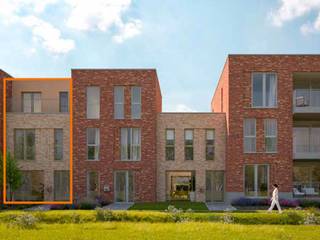 Deze gesloten bebouwing met een grondoppervlakte van 140m² combineert efficiënt ruimtegebruik met hedendaags wooncomfort. Op het gelijkvloers vind je een open leefruimte met keuken, een berging en een apart toilet. De eerste verdieping beschikt over drie slaapkamers, een ingerichte badkamer, een berging en een apart toilet. De tweede verdieping heeft een ruime slaapkamer met dressing, een berging en een tweede optionele badkamer. Geïnteresseerd? Neem contact op via 03 808 43 94 of info@matexi.be.