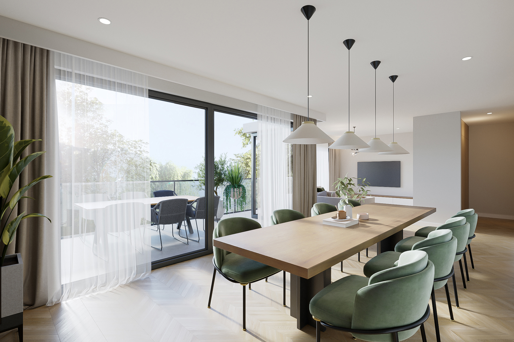 Nieuwbouwappartement met 3 slpks + terras - foto 5