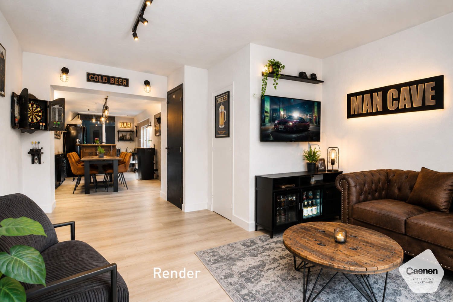 Ruime half-open woning met 4 slaapkamers, muziekstudio/hobbyruimte, garage en leuke tuin - foto 4