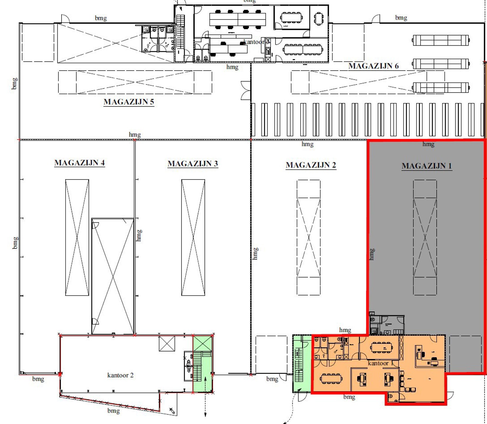 Magazijn 397m² met kantoren 324m² te huur  - foto 5