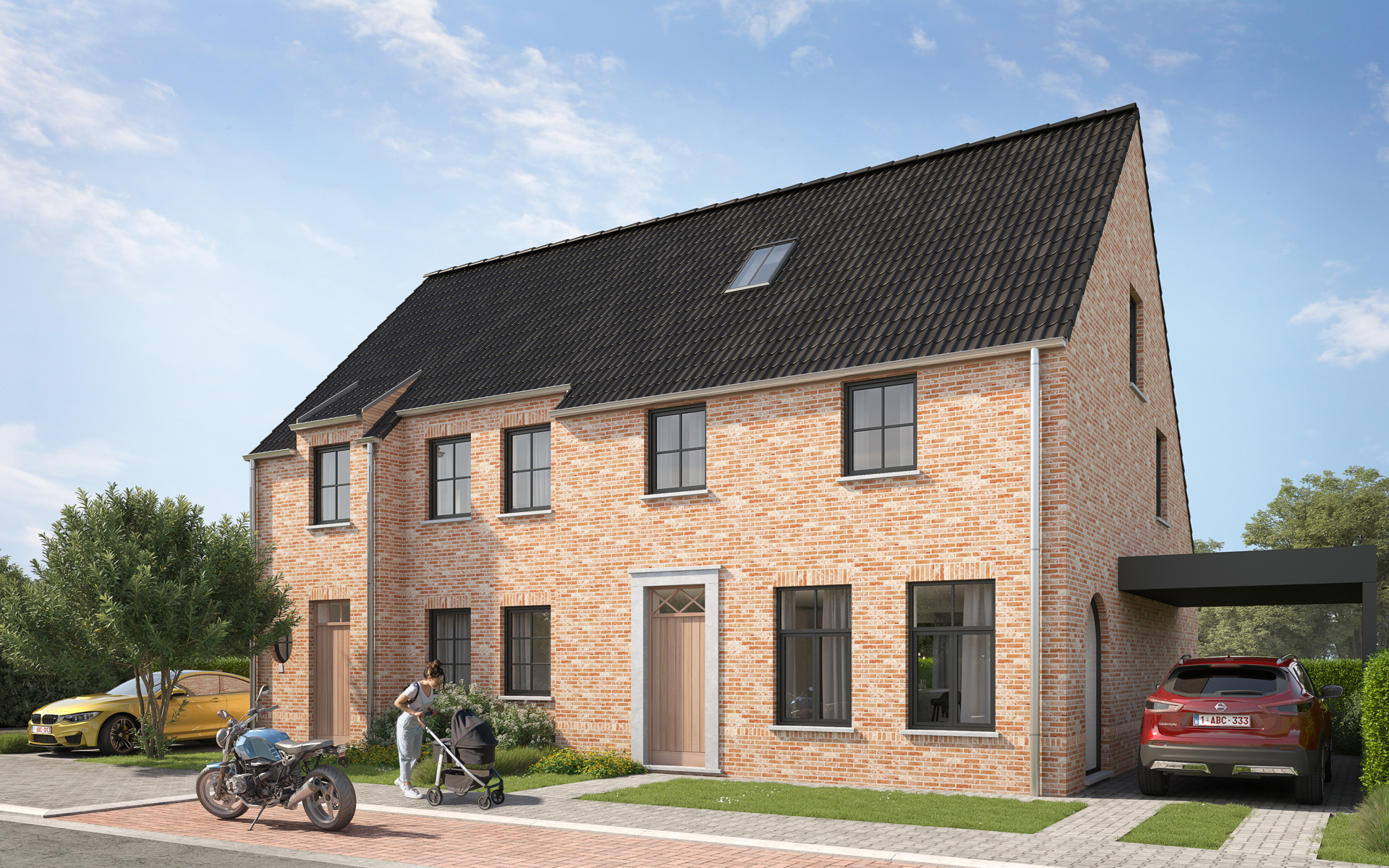 Halfopen nieuwbouwwoning - foto 1