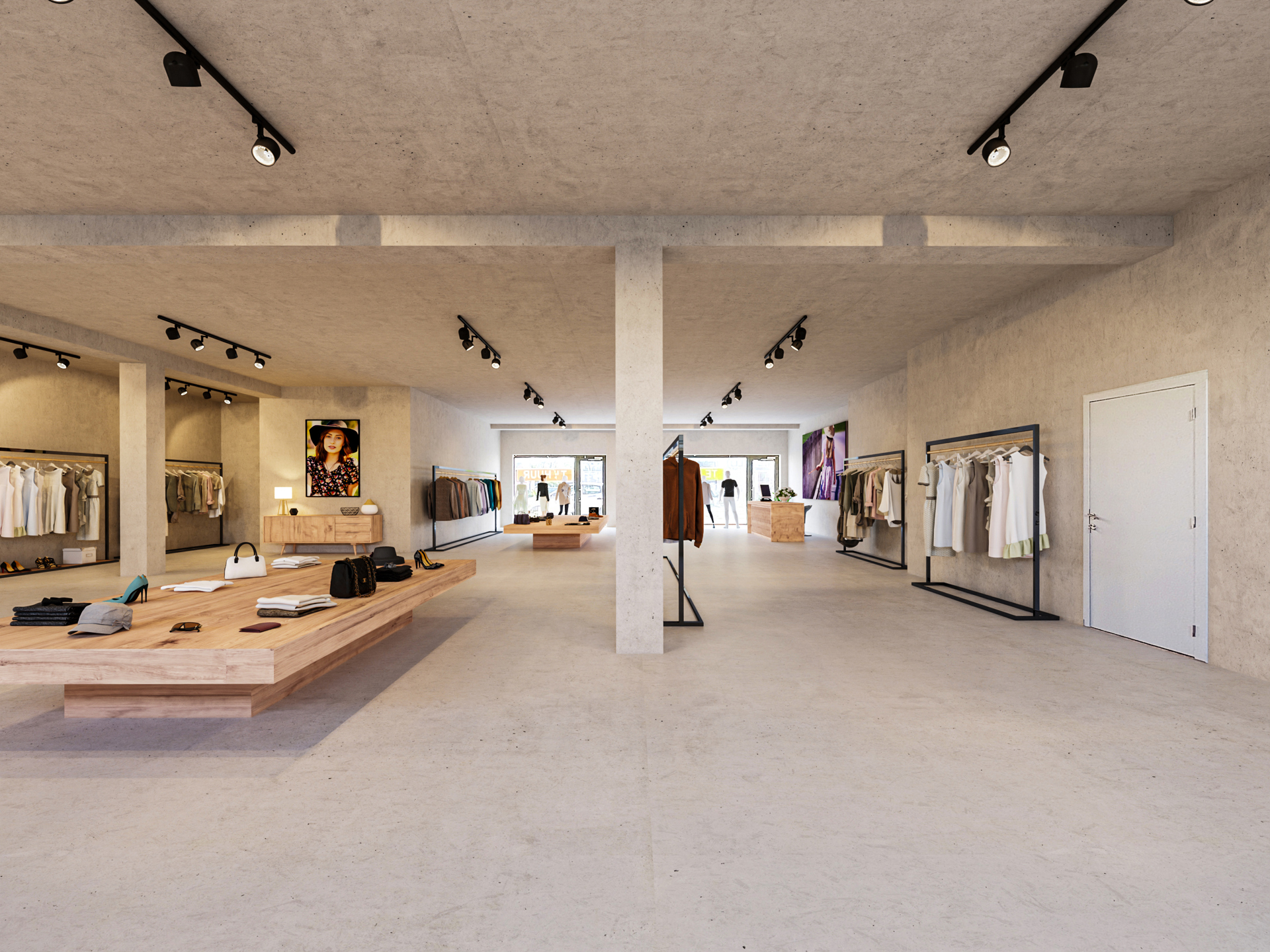 Handelsruimte 285m2 met parkeergelegenheden te Astene - foto 2