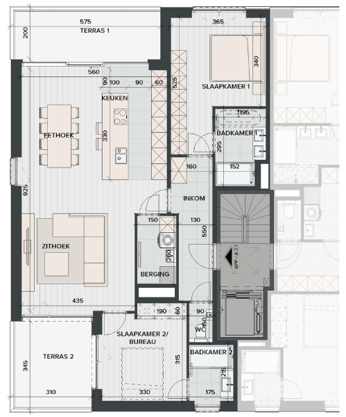 Lichtrijk doorkijkappartement met panoramisch uitzicht op water en groen - foto 2