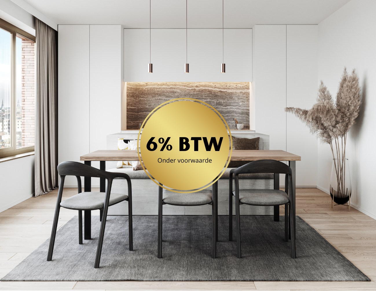 APPARTEMENT met terras, 100m², 1 slaapkamer - Res. B'HIVE - foto 1