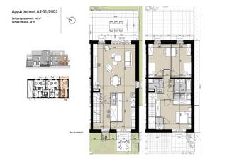 Apartment for sale in Mont-Saint-Guibert