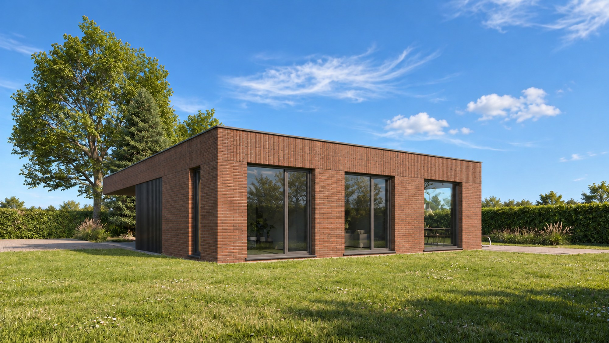 Gelijkvloerse nieuwbouwvilla in tweede bouwlijn in Lievegem - foto 2