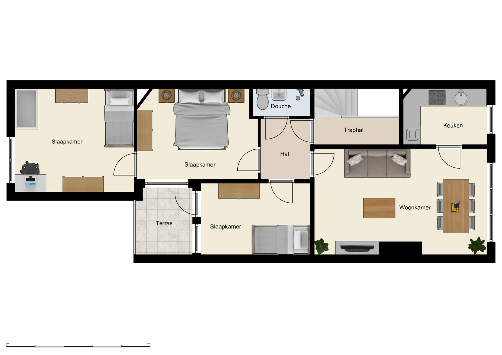 Apartment for sale in with 3 bedrooms