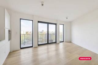 This 54m² 1 bedroom apartment (as-built plan) for sale is located on the 2nd floor with a view over Park Spoor Noord in Antwerp. You enjoy an open and spacious view of the park. This apartment is ideal for those who want to buy in Antwerp and love a green environment. Suitable for both personal use and investment.The living space has a lot of light, making it a pleasant place to relax.Thanks to its location in Antwerp-North, shops, schools, supermarkets, public transport and major access roads are within walking distance. This makes this apartment not only practical to use, but also extremely interesting in terms of mobility. If you want to buy real estate in Antwerp with easy access and all amenities nearby, you are in the right place.Layout:- living space with open view of the park- kitchen- bathroom- 1 bedroom- basement storageAdvantages:- Epc A- central location- park view- everything at your fingertips: shops, schools & public transport- interesting for starters and investors rewriteAre you interested in an apartment or house for sale in Antwerp? Don't hesitate to contact us. If you would like to sell your own property, please contact us for a free estimate, by phone at 03/206.76.76 or by email to antwerpen@dewaele.com.You can also always come to us for all other questions about real estate!