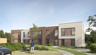 Ontdek dit nieuw woonproject op slechts 15 minuten fietsen van Gent. Een verborgen parel waar rust, ruimte en groen samenkomen, met zuidgerichte tuinen en een prachtig uitzicht — de ideale balans tussen natuur en stadsleven.
Het project omvat slechts 7 ruime woningen met een bewoonbare oppervlakte tussen 195 en 226 m². Elke woning beschikt over vier slaapkamers en een polyvalente ruimte die je naar wens kan inrichten. De woningen worden instapklaar afgewerkt inclusief terras, afsluiting, toegangspad, laminaatvloeren en private tuinberging.
Daarnaast heeft elke woning een eigen parkeerplaats, en woningen 3 tot 7 beschikken zelfs over een extra aparte fietsenstalling.
Een unieke kans om te wonen in een kleinschalig en groen woonproject, op een boogscheut van Gent.
Contacteer ons en ontdek alle mogelijkheden.