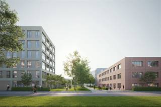 <p><span>Welkom op het Stadsterras: Jouw nieuwe thuis in het hart van Mortsel!</span></p><p><span>In het bruisende centrum van Mortsel opent binnenkort het modern stadsdeel: het “Stadsterras”. Dit nieuwe project verbindt het gemeenteplein met het prachtige nieuwe stadspark Oude God, en biedt een perfecte mix van stadsleven en groen.</span></p><p><span> </span></p><p><span>Een stukje geschiedenis, opnieuw tot leven gebracht</span></p><p><span>Op de plek waar de Sint-Lutgardisschool ooit stond, opent dit unieke woonproject met verschillende groene pleinen. Stadsterras slaat zo een brug tussen park en stad en tussen verleden en toekomst. Zo ontstaat een plek waar iedereen zich thuis kan voelen.  </span></p><p><span> </span></p><p><span>Duurzaam wonen met stijl</span></p><p><span>In de eerste fase worden schitterende BEN (bijna energie neutraal) appartementen gerealiseerd, verspreid over drie gebouwen:</span></p><ul><li><span>Iduna:</span><span> 16 ruime appartementen. (nog enkele 1 slaapkamer-appartementen)</span></li><li><span>Gefion:</span><span> 39 prachtige appartementen. (laatste appartementen met frontaal parkzicht)</span></li><li><span>Mimir:</span><span> 12 stijlvolle appartementen en kantoorruimtes. (volledig uitverkocht)</span></li></ul><p><span>Ondergronds vind je meer dan 250 parkeerplaatsen, fietsenstallingen en handige bergingen.</span></p><p><span> </span></p><p><span>Voor elk wat wils</span></p><p><span>Of je nu op zoek bent naar een knus 1-slaapkamerappartement, een comfortabel 2-slaapkamerappartement, of een ruim 3-slaapkamerappartement, op het Stadsterras vind je gegarandeerd je ideale woonplek. </span></p><p><span> </span></p><p><span>Wacht niet langer!</span></p><p><span>De appartementen zijn binnenkort bewoonbaar. Maak nu een vrijblijvende afspraak met een van onze nieuwbouwexperts via stadsterras@habicom.be of bel 03-449.42.41. Ontdek zelf de charme en mogelijkheden van het Stadsterras!</span></p><p><span> </span></p><p><span>Praktische info</span></p><p><span>Stedenbouwkundige inlichtingen zijn in aanvraag.<br />P-score (perceelscore): D<br />G-score (gebouwscore): D</span></p><p><span> </span></p>