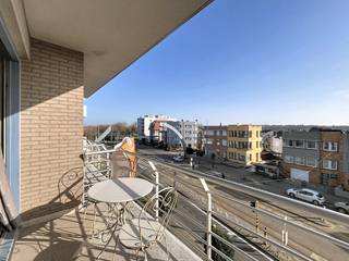 Dit appartement ligt op 50m van zee en is, mits wat schilderwerken, perfect instapklaar. De indeling is als volgt: Inkomhal, woonkamer met volledig ingerichte keuken, slaapkamer (voldoende ruimte dubbelbed en kledingkast), badkamer met douche en lavabo, berging voor wasmachine, WC, én een zalig zonneterras. Individuele kelder inbegrepen. Ref. Casanova 302