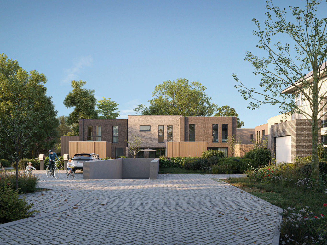 12 doorzonwoningen op een centrale maar zeer rustige locatie - foto 5