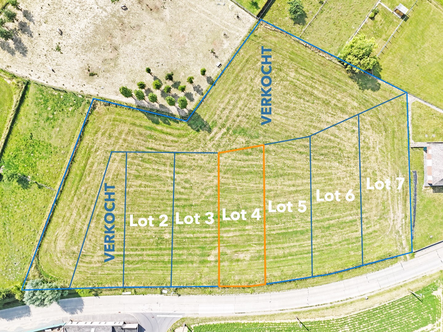 Bouwgrond voor open bebouwing op +/- 8 are te Zottegem - foto 3