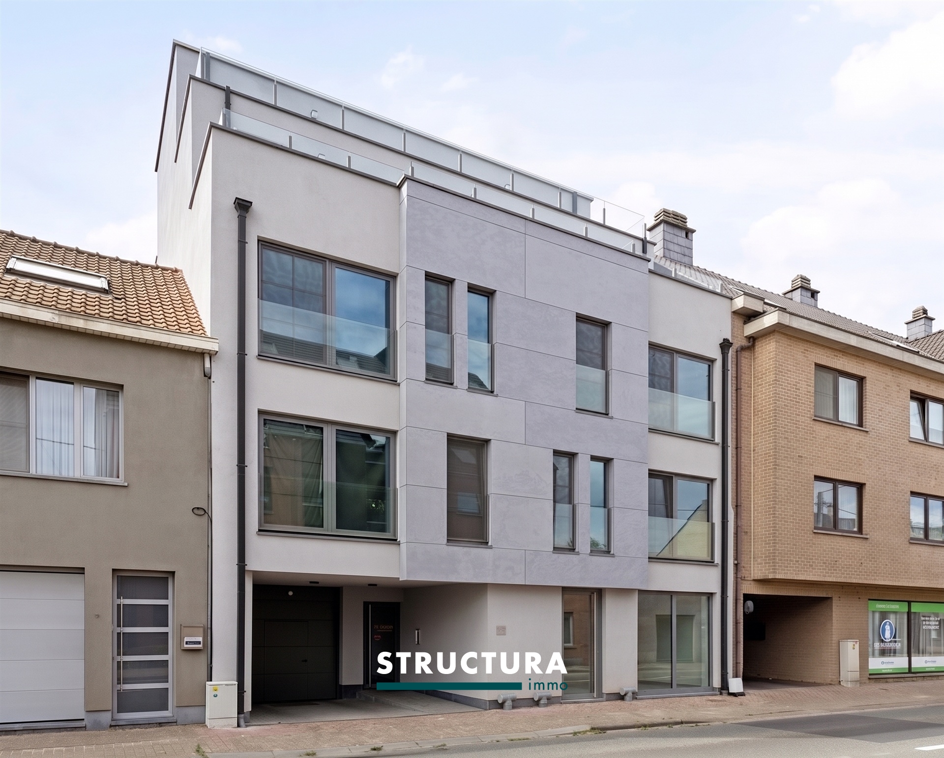 Recent gelijkvloers appartement met tuin in centrum Merchtem - foto 3