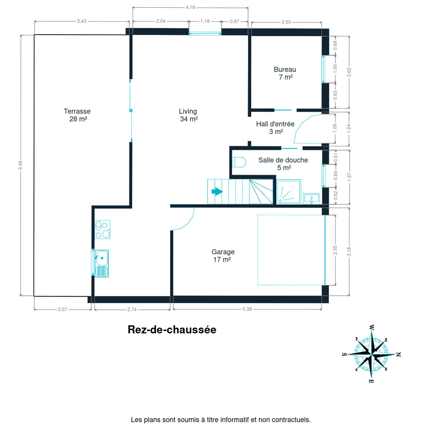 House for rent in Aye with 3 bedrooms - photo 3