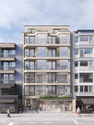 <strong>Residentie ZonZicht: Uw uitvalsbasis aan de Kust</strong><br /> <br />Ontdek residentie "ZonZicht", een stijlvol nieuwbouwproject in de Zeelaan te Koksijde, op slechts één minuut wandelen van het strand. Het gebouw, gekenmerkt door strakke lijnen en grote raampartijen, biedt maximaal lichtinval en een tijdloze architectuur. De hoge afwerkingsgraad en het gebruik van kwalitatieve materialen zorgen voor duurzaam wooncomfort. <br /> <br />Residentie "ZonZicht" is ideaal voor wie een comfortabele uitvalsbasis zoekt voor vakanties in Koksijde, met een uitstekende bereikbaarheid en nabijheid van het centrum en het gemeentehuis, waar tal van activiteiten plaatsvinden. Bovendien is dit project een sterke investering, met mogelijkheden voor zowel vakantie- als jaarverhuur.<br /><br />Indeling: Inkomhal met plaats voor vestiaire | Open en volledig uitgeruste keuken | Zonnige leefruimte uitgevend op westgericht balkon (6,33 m²) met zijdelings zeezicht | Berging met voorziening voor wasmachine | Badkamer met inloopdouche en lavabo in meubel | Afzonderlijk toilet met lavabo | 2 slaapkamers uitgevend op balkon achteraan (1,66 m²) | Private kelder | Gemeenschappelijke fietsenberging | Gemeenschappelijk vuilnislokaal.<br /> <br />Wonen in "ZonZicht" betekent genieten van comfort, stijl, en een ongeëvenaarde kustervaring.