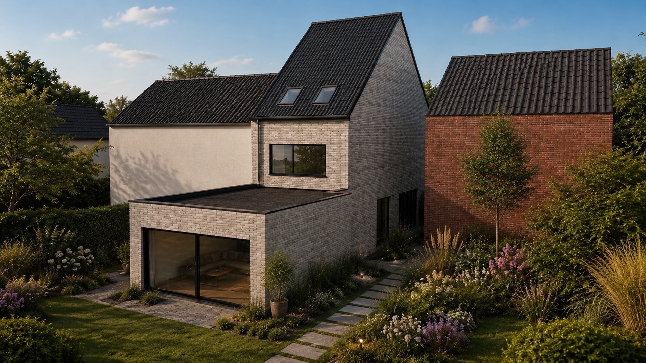 Ruime nieuwbouwwoning met 4 slpk, terras &amp; tuin in Wetteren - foto 5