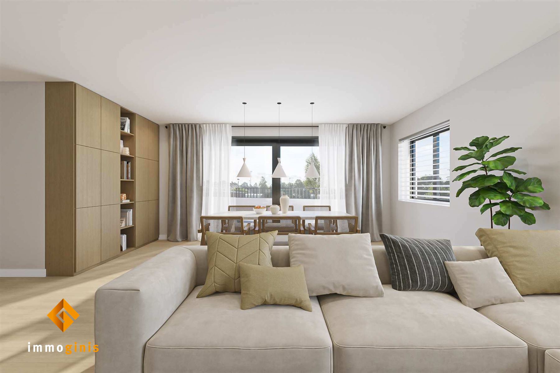 Aangepast voor mindervaliden/ouderen: gelijkvloers appartement met 2 slaapkamers en gezellig, overdekt terras. - foto 4