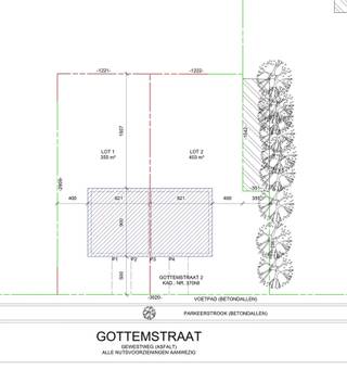 DENTERGEMBouwgrond zonder bouwverplichting.Lot 2. In de Gottemstraat bevindt zich dit perceel bouwgrond bestemd voor een halfopen bebouwing met een...