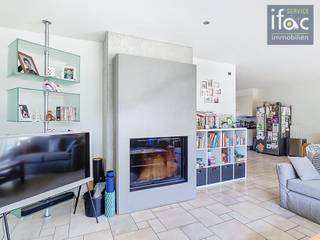 Moderne en energiezuinige villa in doodlopende straat in Vossem (Tervuren). Gedeeltelijk tuinonderhoud inbegrepen in de huurprijs! Het huis bevat...