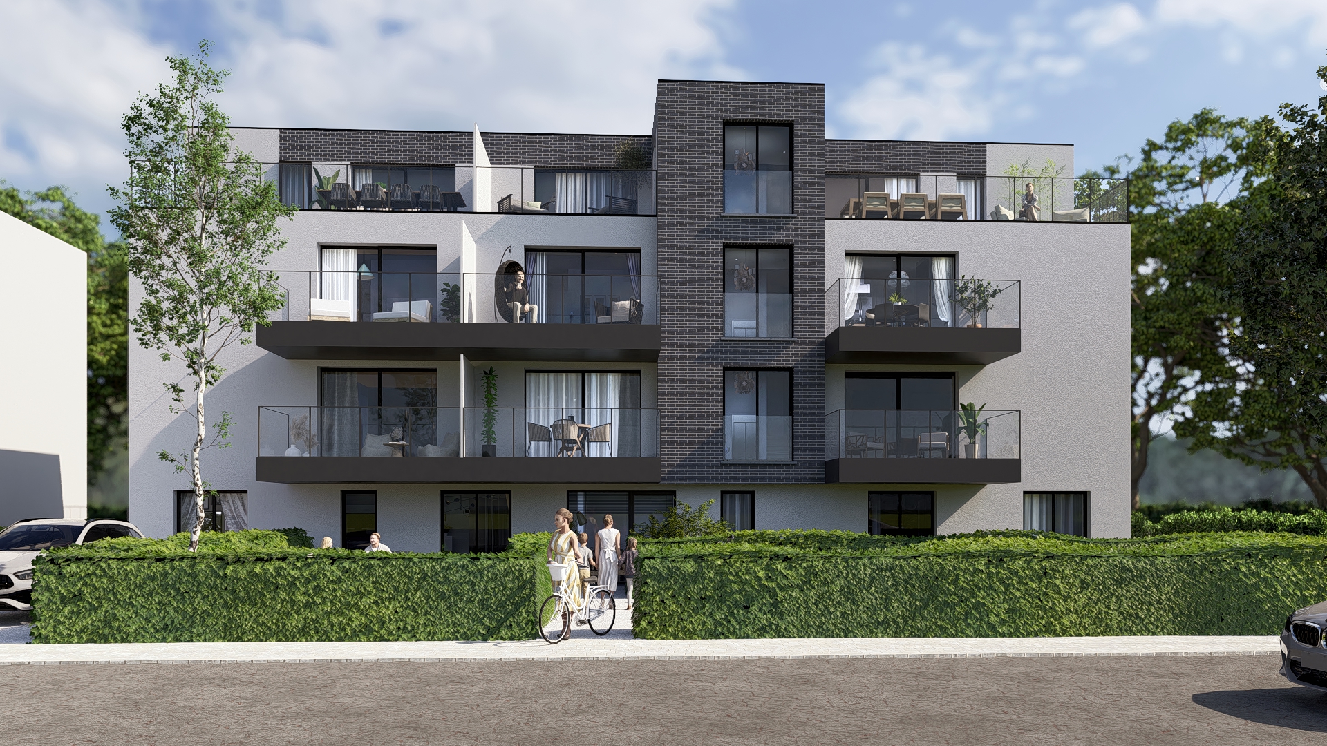 Appartement met groot terras, parking en kelderberging - foto 3