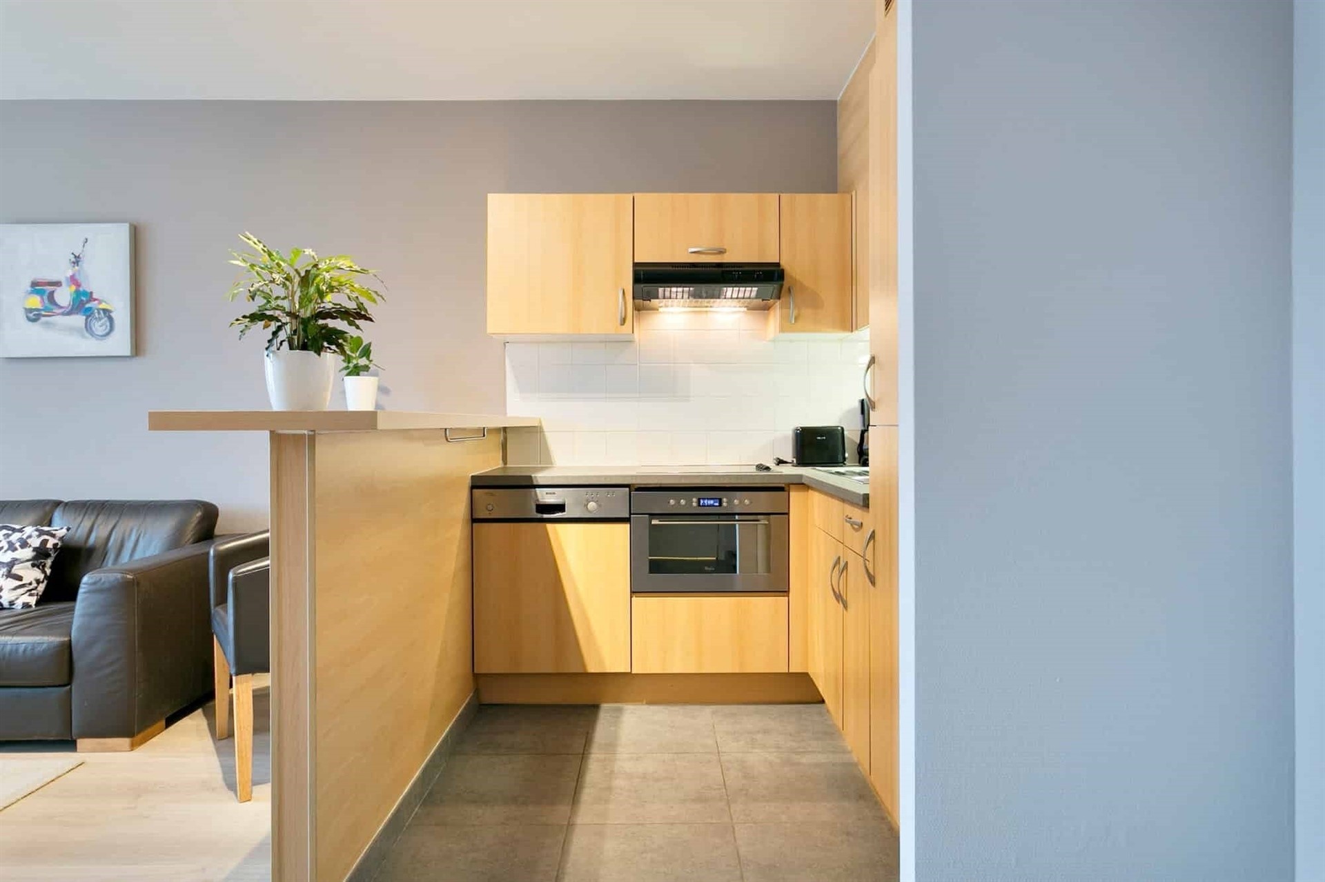  Furnisched apartment 1 bedroom and with terrace - photo 4