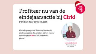 Een iconische site uit de jaren ’60 krijgt een volledig nieuwe bestemming: een exclusief woonproject met slechts 16 unieke woningen. Hier wordt nieuwbouw gecombineerd met het karakter van de bestaande gebouwen, wat zorgt voor een mooi geheel. Stap je woning binnen via de inkomhal en ontdek een praktische indeling met toilet, woonkamer en een open keuken die dankzij grote raampartijen prachtig uitzicht biedt op de tuin. Achter de keuken vind je bovendien een handige berging. Op de bovenverdieping wachten twee slaapkamers, een berging, een toilet én een aparte douchekamer. Met een vaste trap naar de zolder vinden we daar een slaapkamer, badkamer, berging en een toilet.Bij Cirk woon je volledig privé, maar profiteer je ook van een rijk aanbod aan gedeelde luxevoorzieningen; aangelegde tuin, zwemvijver, sauna, fietsenparking, gezellige keuken met zithoek, polyvalente ruimte,gastenverblijf, boomgaard,...Extra pluspunt: deze woningen vallen niet onder BTW, waardoor je kan profiteren van registratierechten.Een zeldzame kans om comfortabel, stijlvol en verbonden te wonen in een unieke setting.Klinkt dit als jouw ideale woonplek? Maak een afspraak en ontdek jouw toekomstige woning! Neem contact op via laura.vanhelmont@dewaele.com of bel 011 30 50 50.