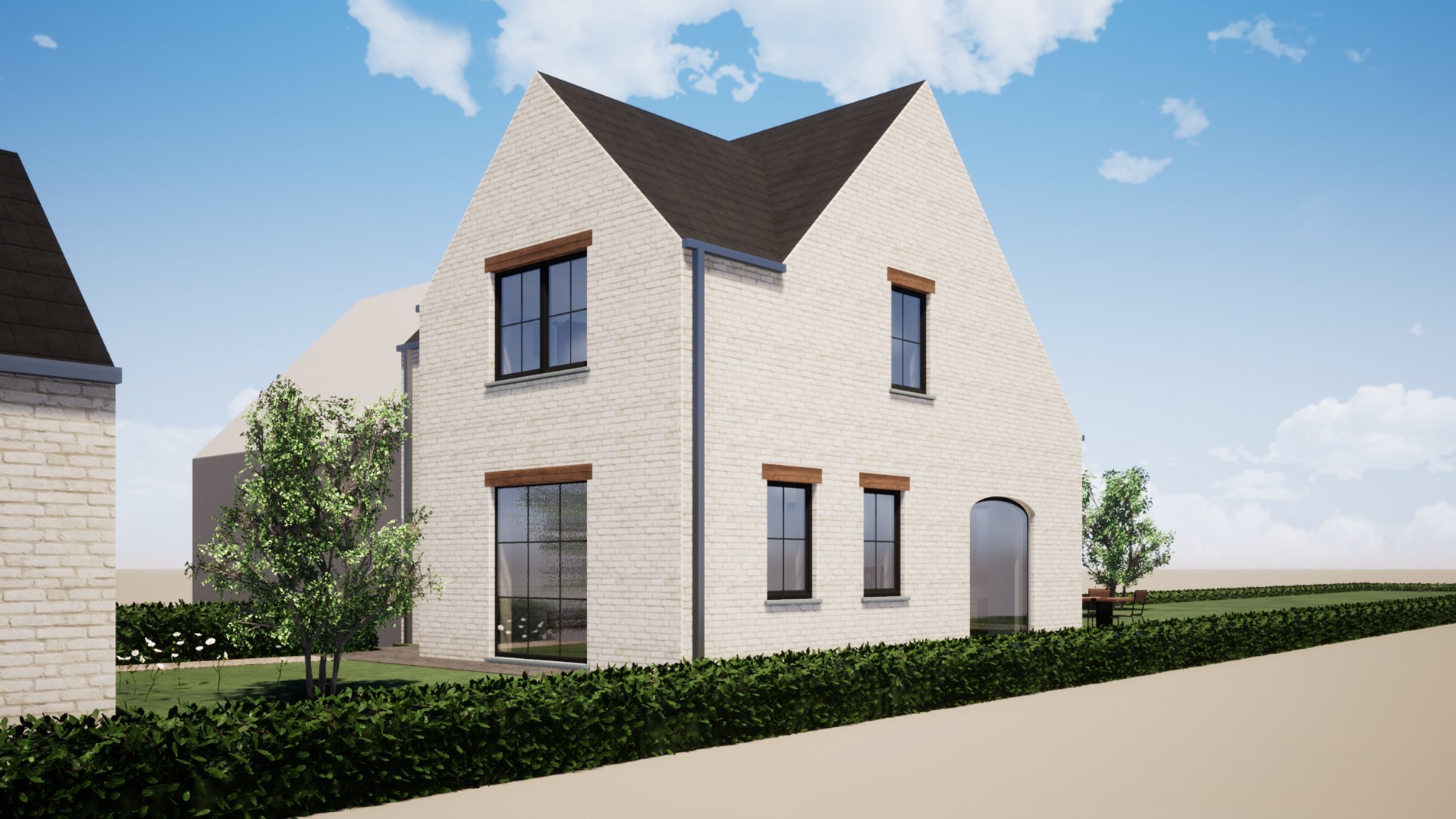 Ruime nieuwbouwwoning in landelijke setting te Kortemark - foto 3