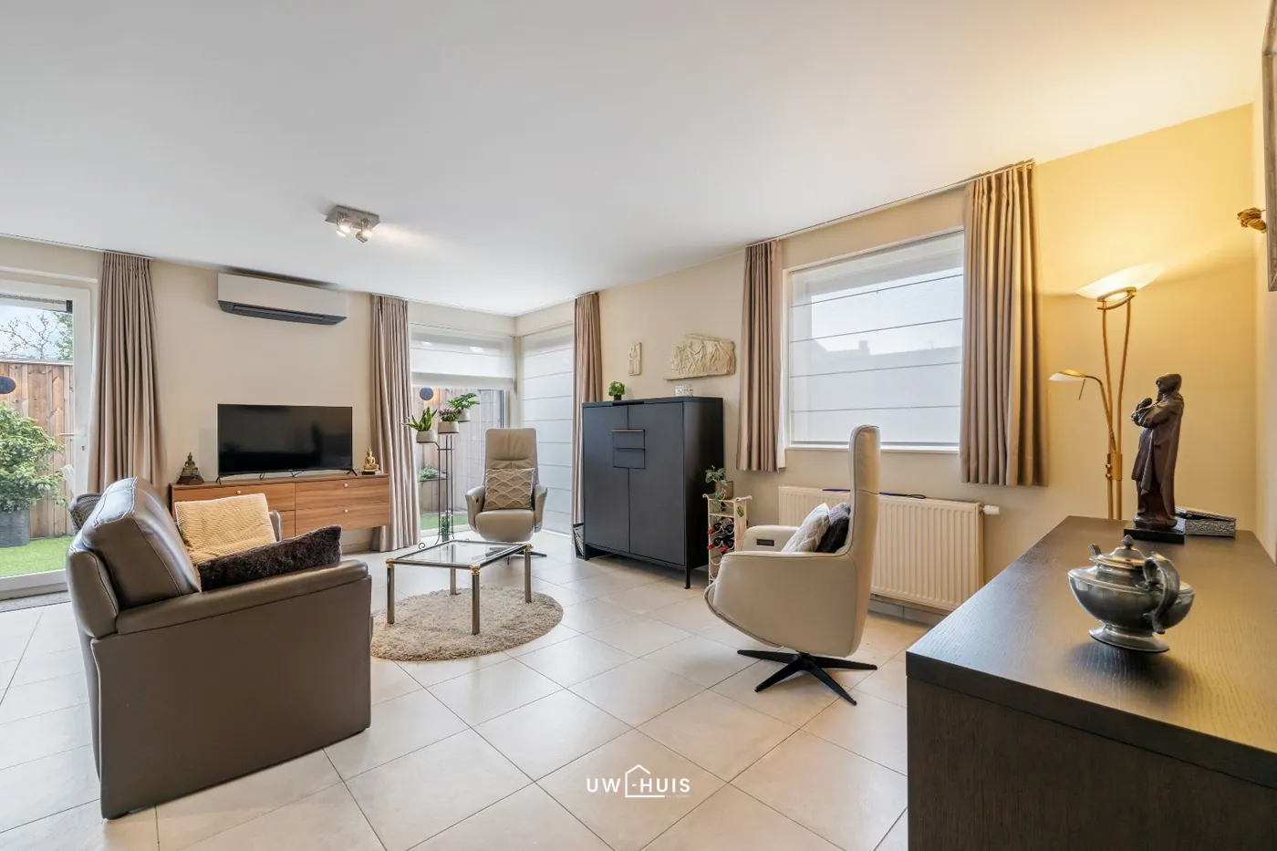 Ruim gelijkvloers appartement (124 m²) met 3 slaapkamers, groot terras en EPC A – centrum Lokeren - foto 2