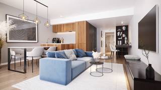 <span><strong>Woluwe-Saint-Lambert</strong></span> - This 1-bedroom apartment, located within the Tomowo project, offers a pleasant living environment in a modern and green residential setting.<br /><br />The living room with open kitchen enjoys beautiful natural light and opens onto a private outdoor area. The comfortable and well-proportioned bedroom guarantees peace and privacy on a daily basis. The selected materials and high energy performance ensure lasting comfort.<br /><br />An ideal apartment for a first purchase, a pied-à-terre or an investment in a particularly sought-after municipality. An opportunity not to be missed. Pack Serenity available subject to availability and eligibility conditions. Sold under registration duties (12.5%) on the land and VAT on the construction. Surfaces and visuals are provided for information purposes only. Contact us for more information.