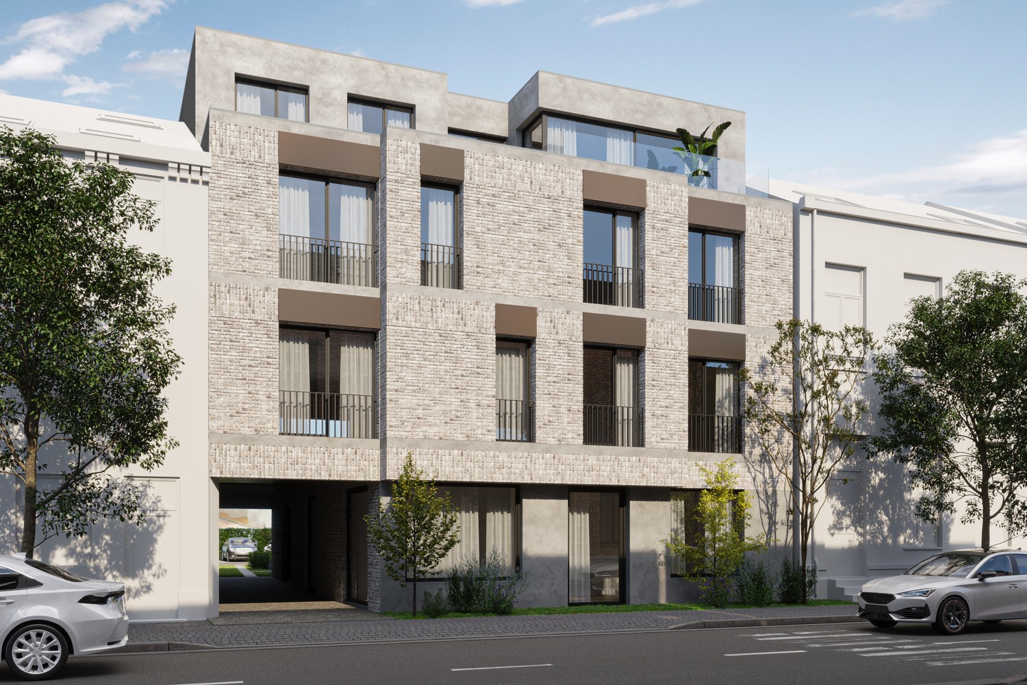 Nieuwbouw BEN app. met 2 slpkrs en terras - foto 1