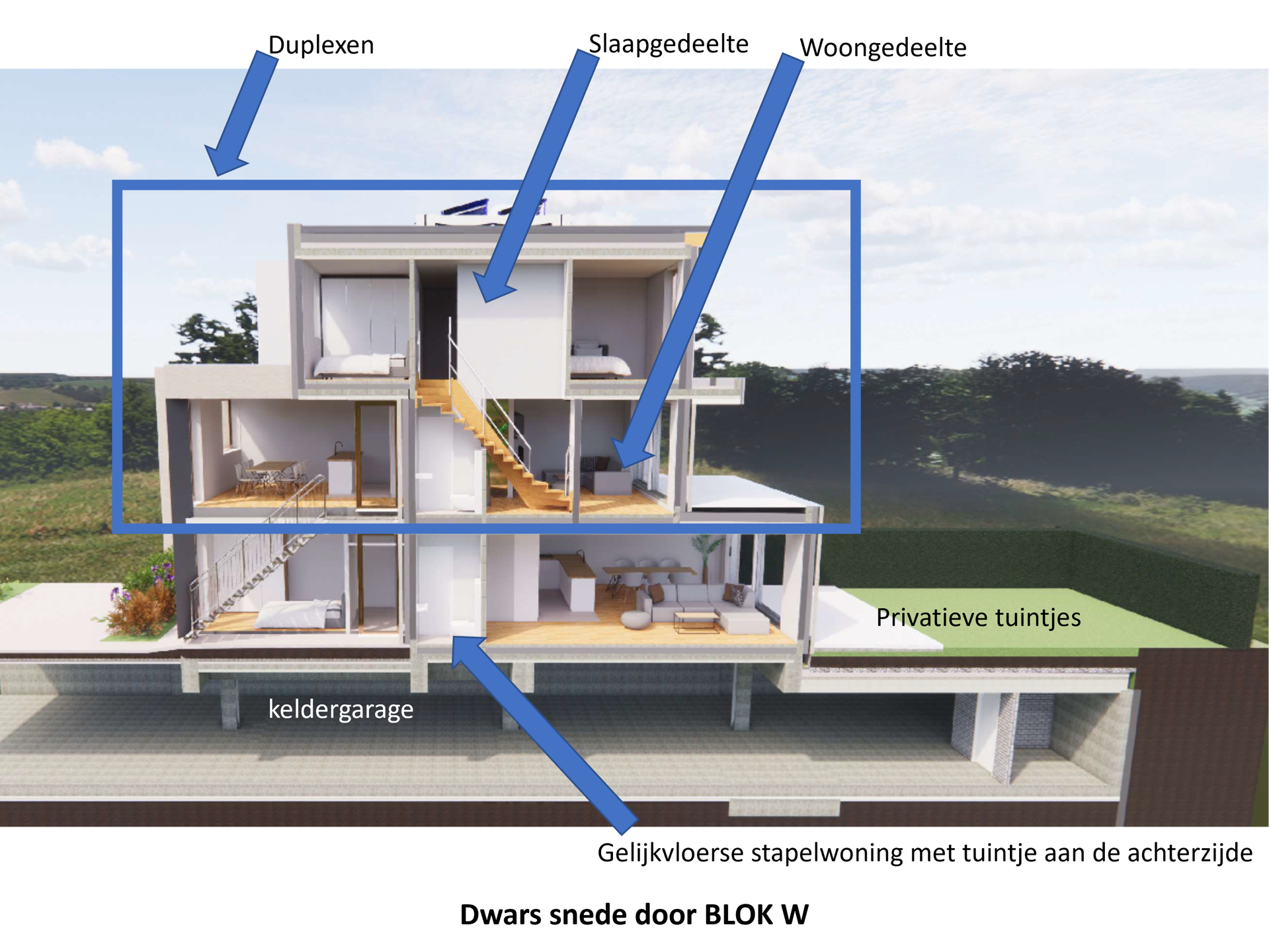 Duplex stapelwoning W1.2 met 3 slaapkamers - foto 3
