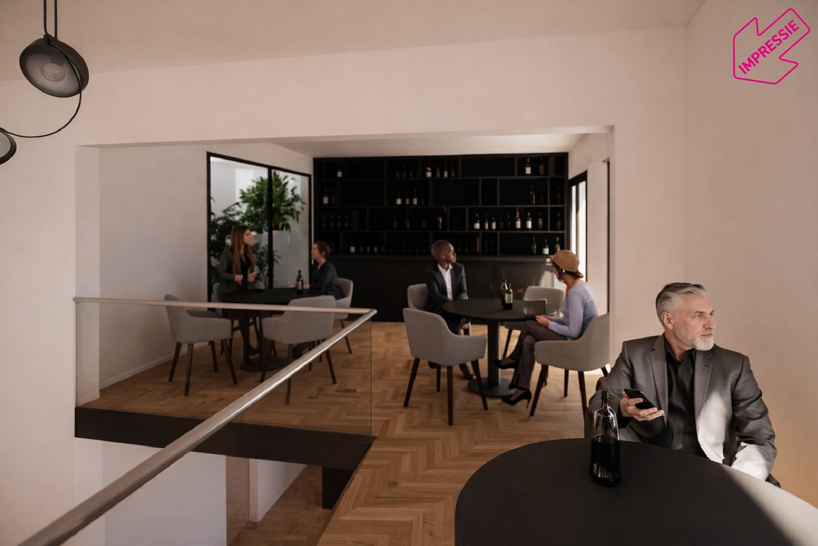 Exclusief Handelsgelijkvloers/Kantoor met Mezzanine – Hoekligging Montignystraat / Amerikalei - foto 2