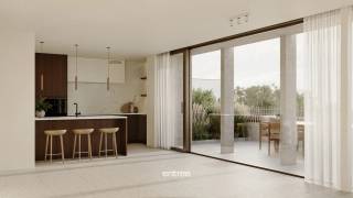 LET OP: deze appartementen hebben een vaste prijs en zijn dus niet onderhevig aan prijsindexeringen, wat een grote troef is!<br />Dit appartement kan gekocht worden aan 6% btw, niet enkel op de constructie, maar ook op de grond (ipv. 12% registratierechten).<br /><br />Het appartement is gelegen in een hoogstaand afgewerkte parkresidentie, bestaande uit 4 bouwlagen (in totaal 12 appartementen), en is gelegen op wandelafstand van Lokeren centrum.<br />De perfect zuidoriëntatie zorgt ervoor dat men een maximale bezonning heeft en een mooi uitzicht op het park van het Verloren Bos.<br /><br />Wat u nodig heeft van winkels ... is binnen handbereik.<br /><br />Het appartement beschikt over 89,34 m² (excl. 9,05 m² terras).<br />Het terras heeft een perfecte zuid tot zuidwest oriëntatie. <br />De groten glaspartijen, het vrije uitzicht en de open leefruimte maken dit des te meer tot een oase van rust.<br /><br />Het appartement beschikt over privatieve zonnepanelen, vloerverwarming die tevens ook kan koelen in de zomer, een geothermische warmtepomp met diepte boringen, een maatkeuken, etc. en dit zijn slechts enkele positieve troeven van dit appartement....<br /><br />Daar we naar een E-peil van 20 gaan, kan een kandidaat-koper voor de eerste 5 jaren vrijgesteld worden van het betalen van het Kadastraal Inkomen (KI) van zijn/haar appartement.<br /><br />Een kelderberging op het gelijkvloers kan bijgekocht worden, evenals een autostaanplaats.<br /><br />De fiets kan men parkeren in de gemeenschappelijk, afgesloten fietsenberging.<br /><br />De bereikbaarheid is TOP door onder meer de ligging tov. het centrum van Lokeren (slechts 2 straten van de markt en te voet op 700 m), voor pendelaars op 400 m van het treinstation en op enkele honderden meters van een busknooppunt, ... <br /><br />Indien u meer info wenst of een bezoek ter plaatse, aarzel dan niet en neem gerust contact op met Pieterjan Windey op pw@entree.be of gsm 0472 80 20 65<br />