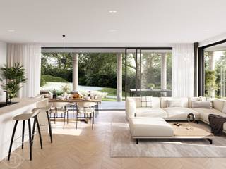 Dit stijlvolle appartement op de tweede verdieping beschikt over een bewoonbare oppervlakte van 103 m² en twee terrassen met een gezamenlijke oppervlakte van 23 m². Dankzij de combinatie van een ruime leefomgeving en meerdere buitenruimtes geniet u hier van een bijzonder aangename woonervaring. De leefruimte met open keuken geniet van veel natuurlijke lichtinval en vormt een gezellige plek waar comfort centraal staat. Verder beschikt het appartement over twee slaapkamers, een badkamer, en een praktische berging. De twee terrassen zorgen voor extra leefruimte en laten u toe om optimaal van de buitenomgeving te genieten. Residentie Bundswijk combineert hedendaagse architectuur met energiezuinige technieken en een kwalitatieve afwerking. Hierdoor bent u verzekerd van een duurzame woning die volledig klaar is voor de toekomst. Geschikt voor zowel eigen bewoning als interessante investeringsopportuniteit. Wilt u meer weten? Plan uw werfbezoek of vraag meer informatie aan via info@homies.be of 016 22 82 22.<br />