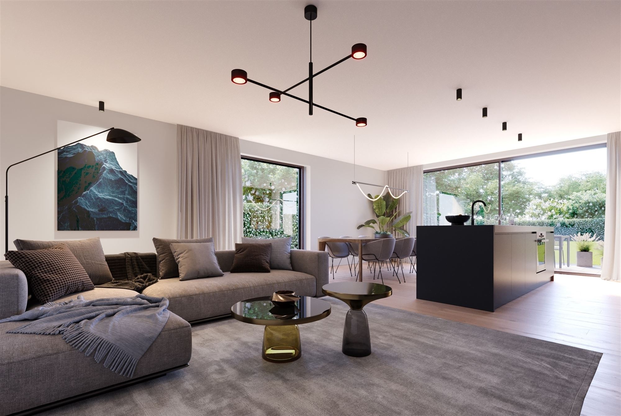 KNAPPE NIEUWBOUWWONING OP ZEER GOEDE LOCATIE TE HASSELT MET ZICHT OP DE ACHTERLIGGENDE WEIDES - foto 4