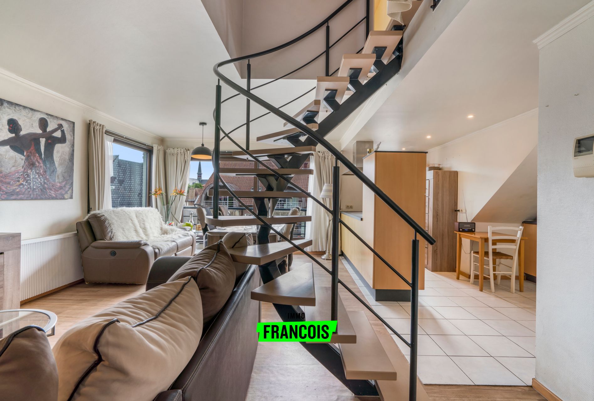 Ruim duplex appartement met drie slaapkamers in het centrum van De Haan - foto 3