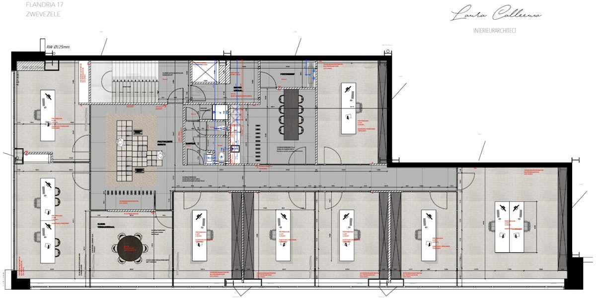 Casco kantoor (450 m²) te Zwevezele, afwerking op maat bespreekbaar! - foto 3