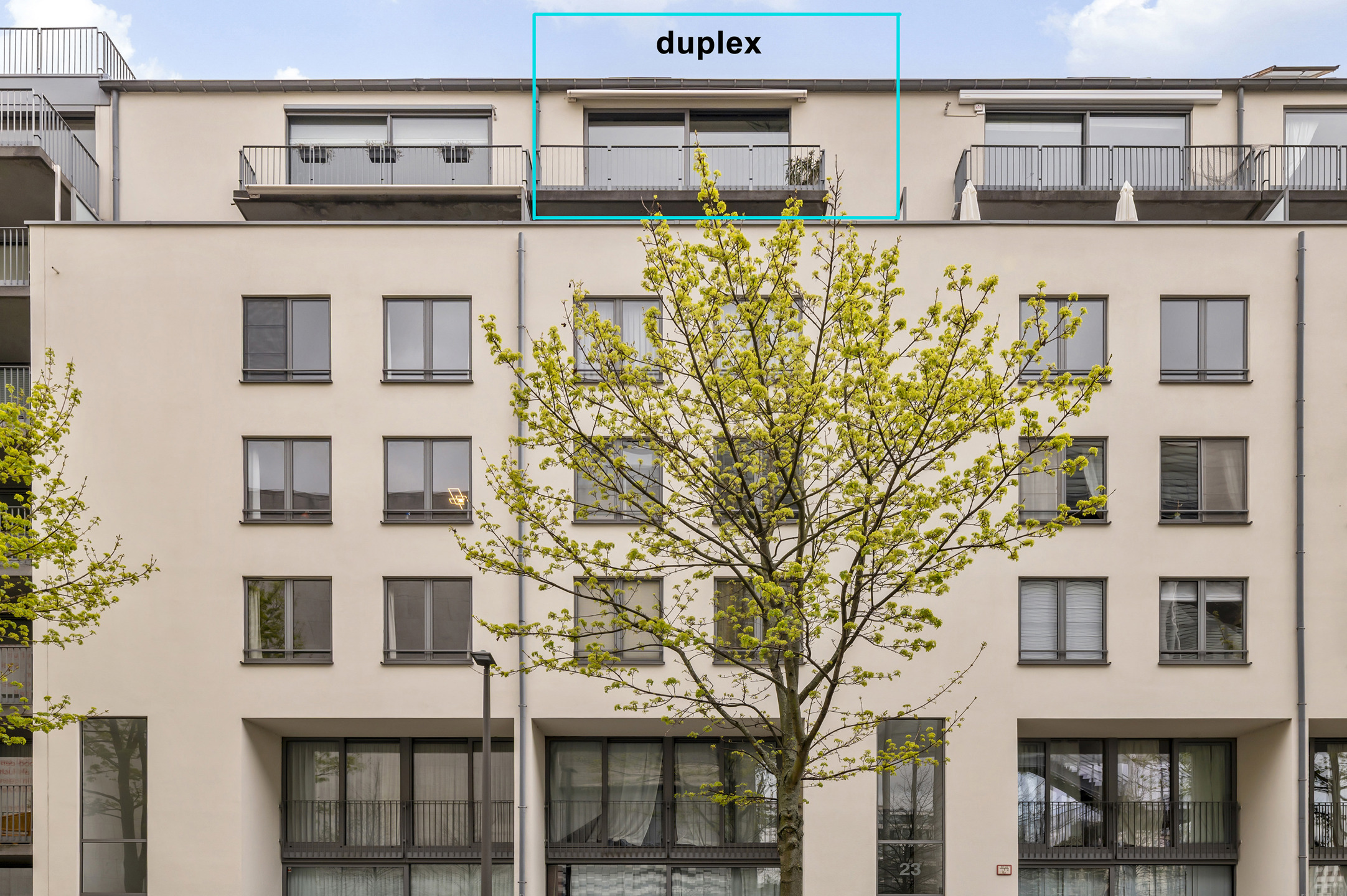 Duplex met twee terrassen aan het Theaterplein - foto 2