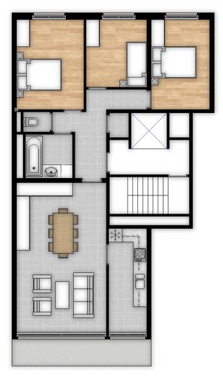 Wakker worden met de geur van de zee, een koffietje op je eigen zonovergoten balkon en binnen 5 minuten met je voeten in het zand? Het kan!<br /><br />Welkom in Residentie Calista, een goed onderhouden gebouw in Bredene nabij Oostende, op een steenworp van de kusttram en het strand. Dit instapklare appartement op de vierde verdieping combineert ruimte, licht en comfort op een topligging aan de Belgische kust. Ideaal als vaste woonst, tweede verblijf of rendabele investering.<br /><br />Troeven op een rijtje:<br />- 🌊 Wandelafstand van strand, duinen en zeedijk<br />- 🚋 Kusttram vlakbij, vlotte verbinding met Oostende en andere badplaatsen<br />- 🏖️ Gerenoveerd privébalkon met prachtig vergezicht<br />- 🧘 Rustige ligging, weg van de drukte<br />- 🏢 Recent vernieuwde gevel met moderne glazen balustrades<br />- 💼 Interessant voor investeerders (verhuurpotentieel!)<br />- 🚗 Voldoende parkeergelegenheid voor de deur<br />- 🚲 Fietsenberging en privé kelder inbegrepen<br /><br />Indeling:<br />Bij binnenkomst via een afgesloten inkomhal bereik je:<br />- Drie volwaardige slaapkamers<br />- Een aparte badkamer met ligbad<br />- Apart toilet<br />- Een lichte, ruime leefruimte met open keuken<br />- Een kleine berging binnenin én een privékelder<br /><br />Bovendien is er een gemeenschappelijk dakterras waar je in alle rust van de zon kan genieten.<br /><br />Interesse?<br />Mis deze kans op jouw stek aan zee niet. Contacteer ons vandaag nog voor een bezoek!<br /><br />