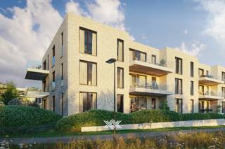 Dit appartement op de tweede verdieping met twee slaapkamers en een oppervlakte van 99 m² beschikt over een inkomhal, een lichtrijke leef-...