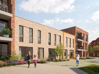 Deze halfopen bebouwing met een grondoppervlakte van 138m² combineert efficiënt ruimtegebruik met hedendaags wooncomfort. Op het gelijkvloers vind je een open leefruimte met keuken, een berging en een apart toilet. De eerste verdieping beschikt over drie slaapkamers, een ingerichte badkamer, een berging en een apart toilet. Geïnteresseerd? Neem contact op via 03 808 43 94 of info@matexi.be.<br />