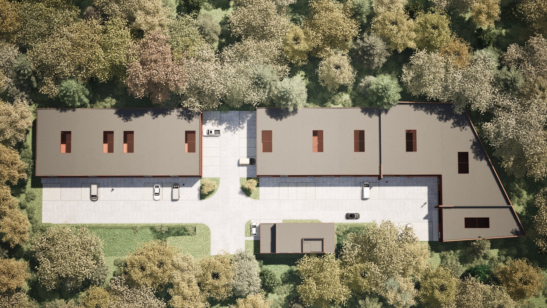 MANEBORN - KMO UNIT 1 - 125m² + 152m² CONCIERGEWONING - nabij E-314 - foto 1