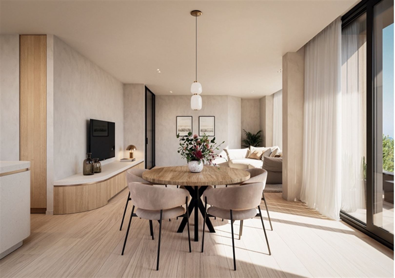 A0102 riant hoekappartement met 3 slpk en 2 badk - foto 1